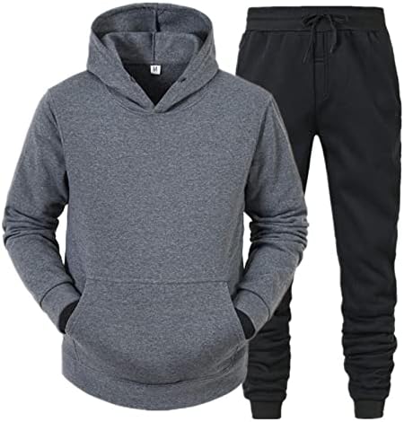 Hoodie de anime para homens, jaqueta masculina de manga comprida calça casual Running Sweatsuit Gym Trephits