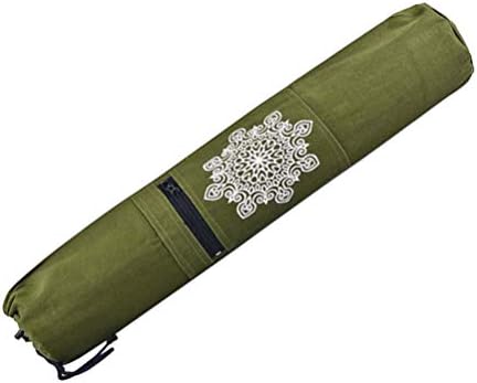 Inoomp Yoga Mats Yoga Mats Yoga Bolsa Flora de Flor Impressa Saco de Mat Yoga Mat com zíper bolsa esportiva de ombro único para