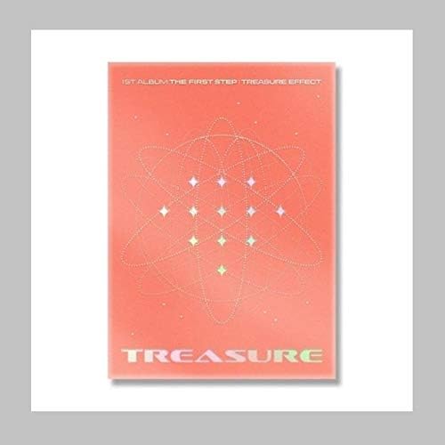 Treasure the First Step: Tesouro Efeito 1º Álbum Orange Ver CD+156p PhotoBook+Poster Card Pasta+Lyrics POS+HOLOGRAM