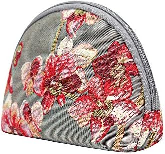 Signare tapeçaria bolsa de maquiagem de higieness para mulheres com charles voysey Spring Flower Design