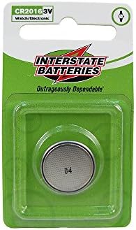 Baterias interestaduais Lit0145 CR Bateria de lítio de 3 volts, 1 pacote
