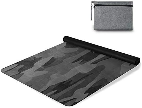 One Bear Yoga Mat Carcoal preto cinza camuflando tapete de fitness eco-friendly não deslizante portátil Treinos de piso