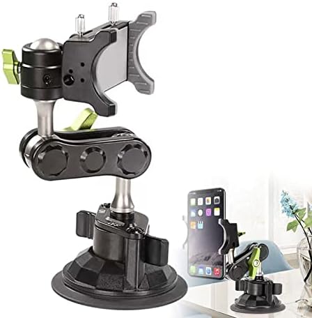 Armamento universal da cabeça da bola para o telefone, novo suporte de telefone rotativo de 360 ​​°, para pára -brisa/painel/janela