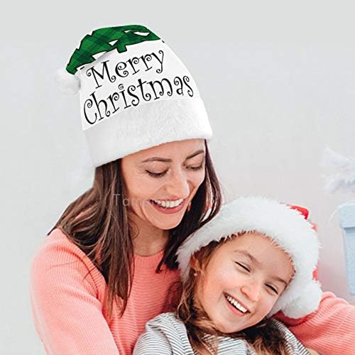 Chapéu de Papai Noel de Natal, Feliz Natal Árvores de Natal Chapéu de Férias de Natal Para Adultos, Unisex Comfort Hats de Natal para Festas Festivas Festivas Festas Festas Evento