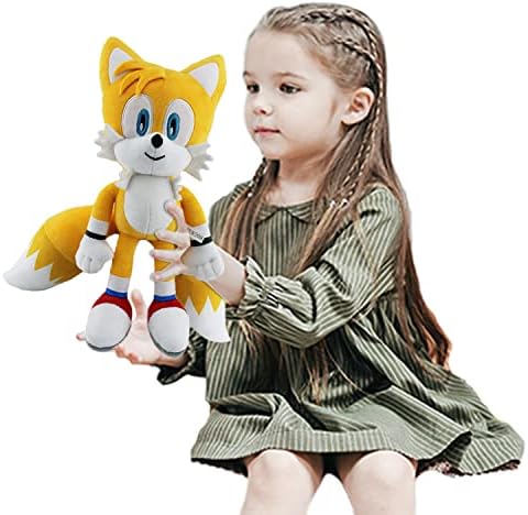 Wismat-USs 12 polegadas Tails Knuckles Plush Toy, Shadow Byled Animais Almofada, Presente para Crianças
