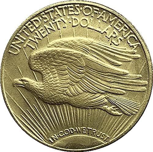 Ada Cryptocurrency Cryptocurrency Coin Favorito 1909 American Liberty Eagle Eagle Gold Boldado Hard Coin Copin Coin Coleção