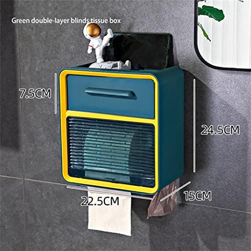 Douba Holder Towels Towels Titular Plataforma de banheiro montada Caixa de armazenamento portátil Portátil Rolo do vaso sanitário Portão