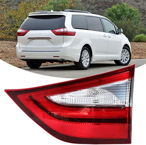Substituição da luz traseira do freio traseiro do lado do passageiro SILSCVTT para 2015-2019 Toyota Sienna Lâmpada