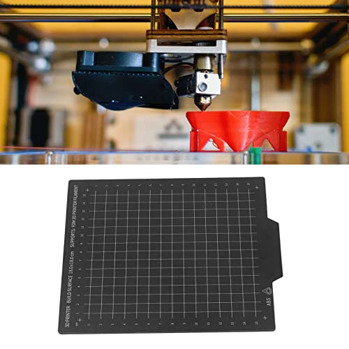 Folha de aço da mola de impressora 3D, 2 lados resistentes a temperaturas de alta temperatura Fácil de remover placa de compilação