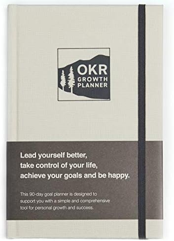 Okr Planner - promove o crescimento pessoal, obtenha sucesso e felicidade em 2023. Ligue seus principais objetivos a uma ação diária consistente para obter resultados garantidos.