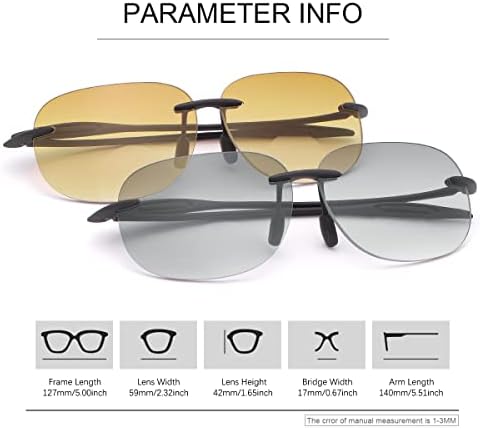 Miryea 2 pares sem aro Bifocal Reading Glasses UV400 Protection Óculos de sol Readers para homens Mulheres Classic Eyewear