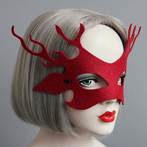 Decorações de casa de Halloween, mulheres máscaras máscaras de carnaval festa de dança meio rosto máscaras de bola de