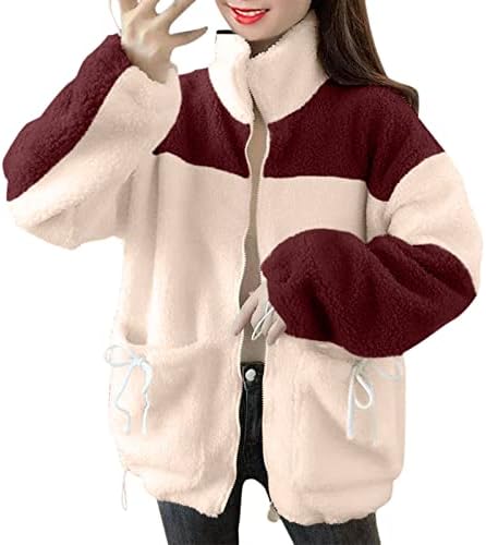 Longos casacos de inverno para mulheres, casacos de inverno para mulheres mais tamanhos sherpa jaqueta forrada feminina jaqueta leve feminina