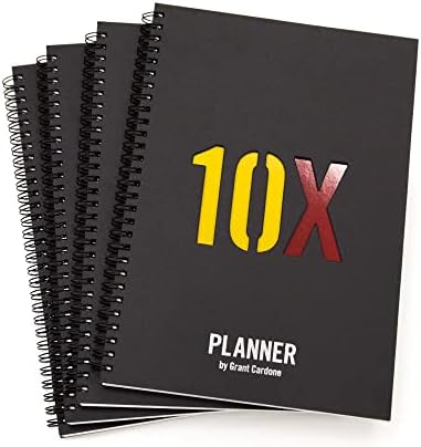 Grant Cardone 10x Daily Planner 4-Pack: The Entrepreneur's Journal