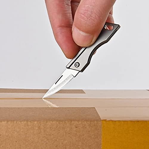 Mini faca de bolso, faca de utilidade, ferramentas EDC legais, usadas para abrir cartas, pacotes e caixas