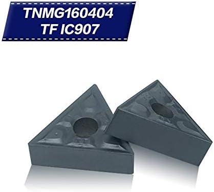 FINCOS 20PCS TNMG160404 TF IC907 FERRAMENTAS DE TURNAMENTO INTERNO DE TURNAMENTO DE CARBIDO CUNCE CUTTER TOOL Tool Ferramentas