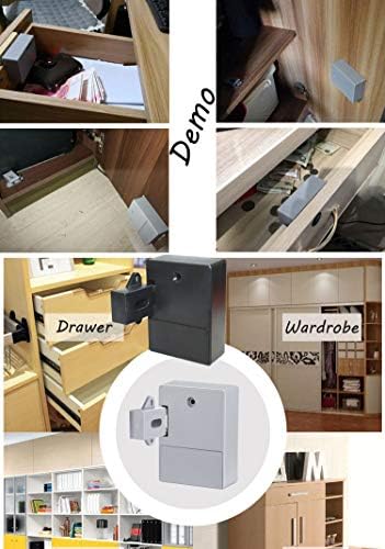 Etekjoy RFID armário eletrônico Lock escondido DIY para armário de madeira armário de gaveta armário armário