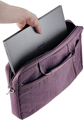 Navitech Purple Purple Premium Premium Water Resistente Laptop Bag-Compatível com o Laptop Dell Chromebook 3100 11,6 2 em 1