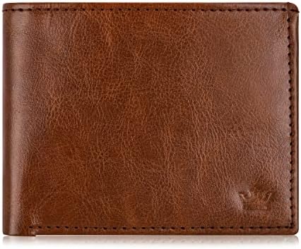 Crestello Tan Faux Leather Wallet for Men | WCR-Tanchngr
