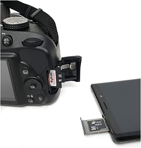 TECNOLOGIA BIGBUILD 16 GB Ultra Fast 80MB/S MicroSDHC Cartão de memória para Nokia C10, C20, C20 Plus, telefone celular C30
