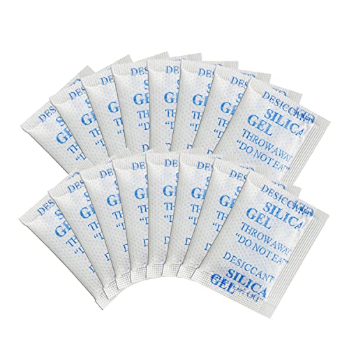 Pacotes de sílica gel, 500pcs 2 gramas de pacotes dessecante para controle de umidade, pacote de sílica gel de grau alimentar