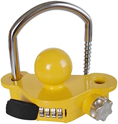 WJSKDQQ COPLINOR universal trava de trava de bola Tow Tow Hitch Lock Couplador de aço Bloqueio de língua Ajuste ajustável