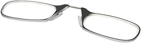 Carteira fino de aço inoxidável Thinoptics com leitores/óculos de leitura retangular