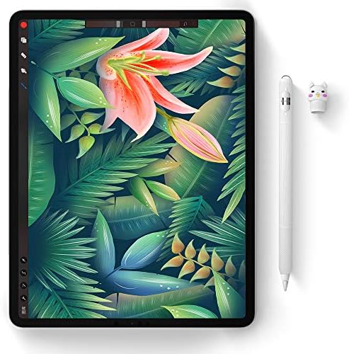 Awinner Silicone Cartoon Case Compatível com Apple lápis Helves Sleeve Skin Pocket Acessórios para iPad Pro, bolsa de aderência macia com suporte de tampa de carregamento, tampas de ponta de proteção protetora