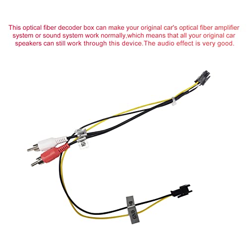 Decodificador de caixa de fibra óptica A maioria dos sistemas baseados em ônibus para o rádio estéreo de carros de