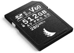 Angelbird av pro sd cartão mk2 - v60-512 gb - sdxc uhs -ii - cartão sd - para 4k - foto e vídeo