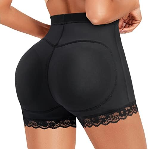 Aosboei Women Butt Levador calcinha acolchoada Shapewear Hip Pads Shorts Shorts Roupa Underless Recurso BOYSHORTS