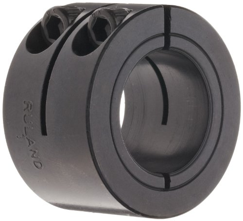 Ruland WCL-10-F Collar de eixo de aperto de uma peça, aço de óxido preto duplo, de largura, 625 Bore, 1 5/16 OD, 15/16 Largura