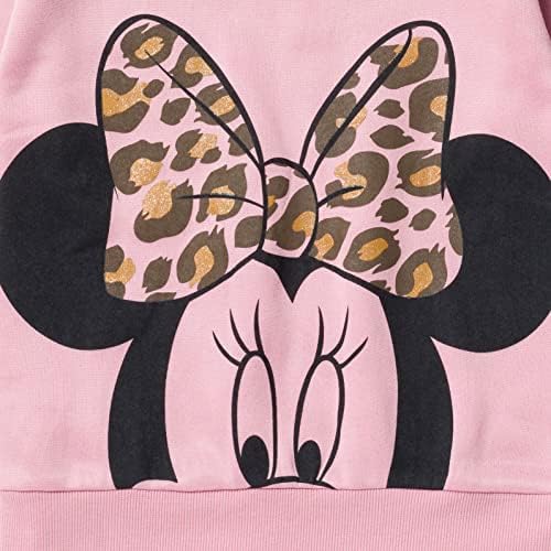 Disney Lilo & Stitch Minnie Mouse Girls Fleece Sweatshirt and Rogger calça criança para criança grande
