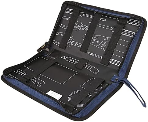 WDBBY Eletricistas profissionais Placa Hard Plate Kit Bag de armazenamento Case de armazenamento Organizador multifuncional impermeabilizado 3 tamanhos