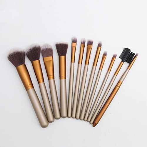 LXXSH Professional Synthetic Makeup Brush Conjunto com ferramenta de armazenamento de escova Kit de ferramentas de pincel