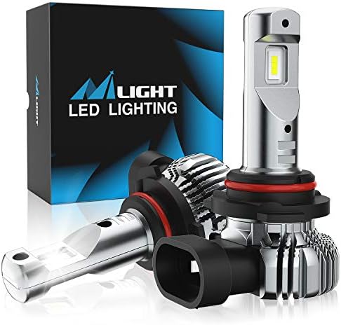Nilight EF2 9006 lâmpadas de neblina de LED, 250% de brilho, 5.0000 horas de vida útil, lâmpadas de nevoeiro brancas de