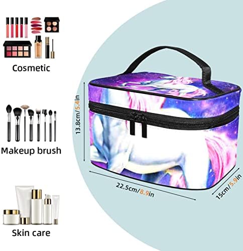 Bolsa de maquiagem do Yoyoamoy para mulheres meninas, bolsa de maquiagem de maquiagem de bolsa de cosméticos, porta -pincel e