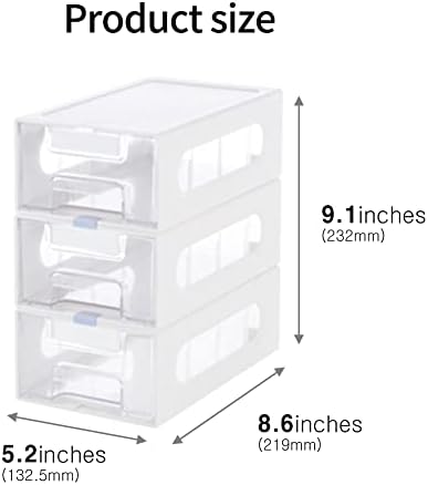 Organizador de armazenamento para escolas de três camadas TUGLIGS Multi-Box Home Múltiplas Organizadoras Estacionárias