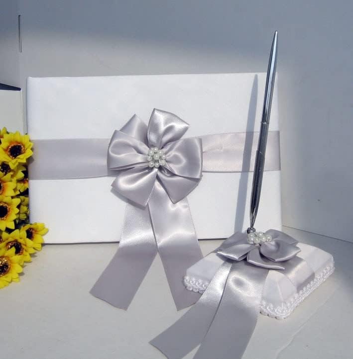 TJLSS Silver Flor Flower Basket, Flower Girl Flower Basket, Supplies de casamento Supplies de festa Decoração de casamento