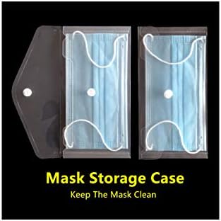 Portátil 1pcs máscara de armazenamento de armazenamento/anti -poeira máscara de máscara de máscara de máscara máscara