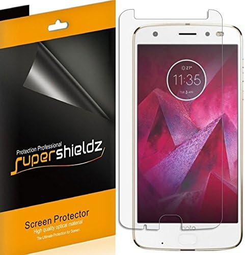 Supershieldz projetado para Motorola e Moto Z Force Edition Screen Protector, Alta Definição Clear Shield