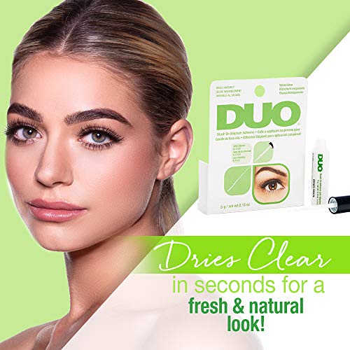 Duo Brush-on Lash adesivo com vitaminas A, C&E, Clear, 0,18 oz, 1 pacote