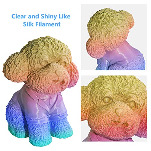 Filamento PLA 1,75 mm Filamento 3D Filamento arco-íris PLA Filamento multicolor 1kg 3d Impressão Filamento Filamento Spool