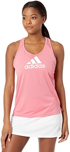 Adidas feminina feminina projetada 2 mover logotipo esportivo tampa tanque