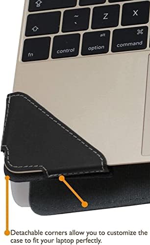Broonel - Série de Perfil - Laptop de couro preto compatível com Dell Latitude 5340 13,3 Laptop