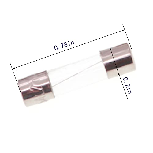 Qbgtfak 9 valores90pcs fusíveis de vidro lento kit variados kit 5x20mm 250v 0,5a, 1a, 1.6a, 2a, 3.15a, 4a, 5a, 6.3a, 15a packag em uma caixa de plástico transparente