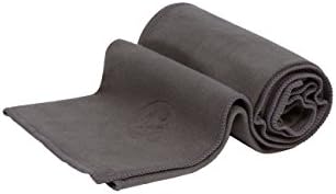 Manduka Equa Yoga Toalha de mão - Microfibra de secagem rápida, acessórios leves e de ioga Fácil para viagem
