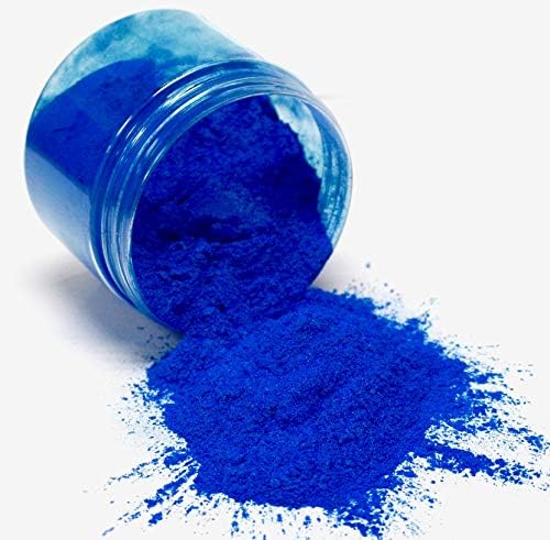 153g/5,4 oz azul iridescente pigmento mica em pó preto pigmentos de diamante®