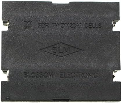 ZZHXSM 2-SLOT CR123A/16340 Porta de bateria com pino Bateria de clipe Baterias Recipiente Hard Pin DIY