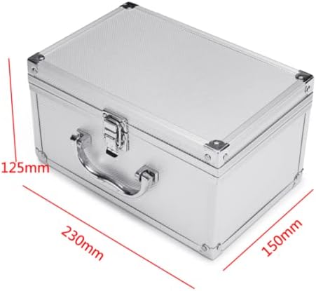 Caixa de ferramentas de alumínio Caixa de transporte ao ar livre Caixa de armazenamento de reparo eletricista com esponja